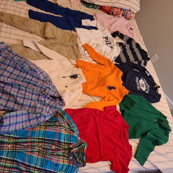 14 PIECE BOYS RALPH LAUREN SIZE 5 - Picture 1 of 12
